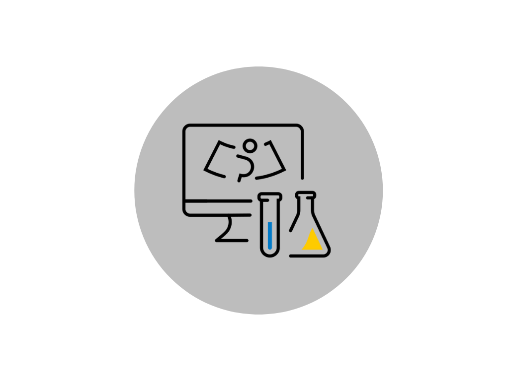 ultrasound and test tube