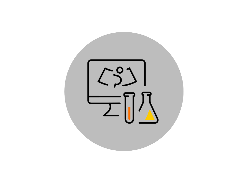 ultrasound and test tube