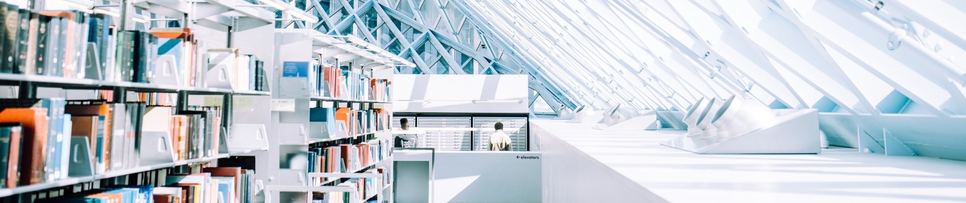 library bookshelf